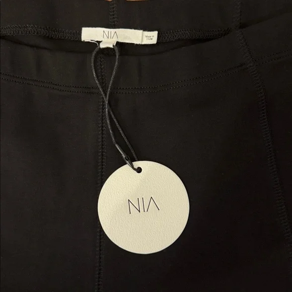 NIA Women's Black Bike Shorts - Picture 2 of 3